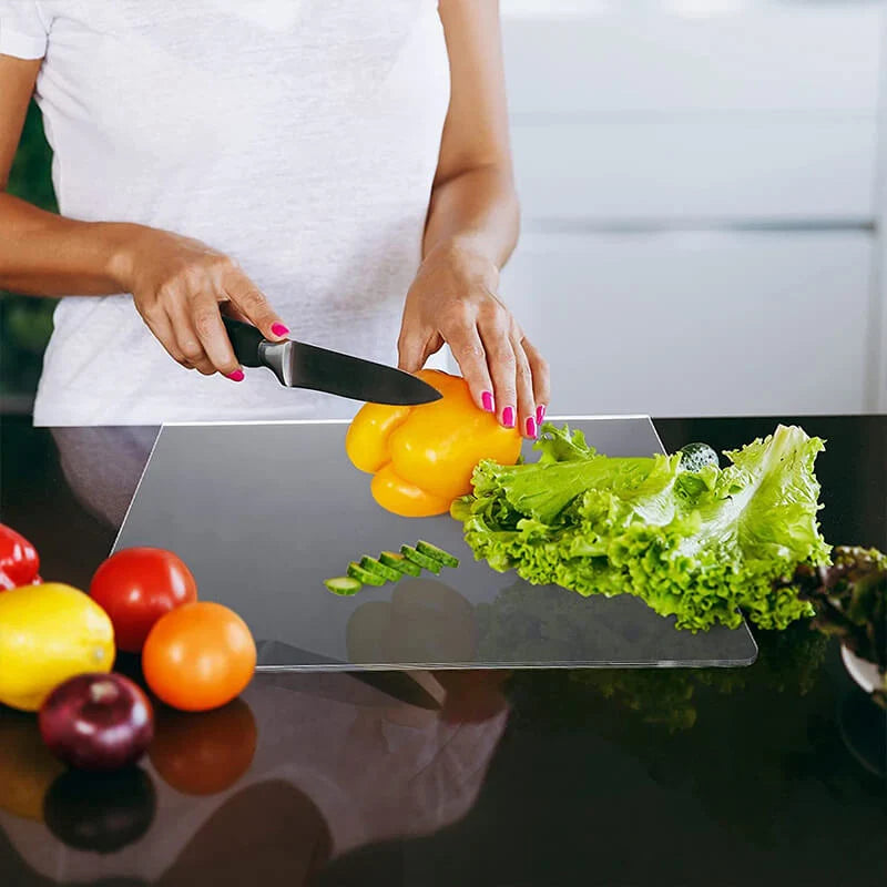 Cutting Board Acrylic Crystal-Clear Non-Slip