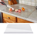 Cutting Board Clear Acrylic Non-Slip Edge & Counter Lip