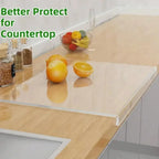 Cutting Board Clear Acrylic Non-Slip Edge & Counter Lip