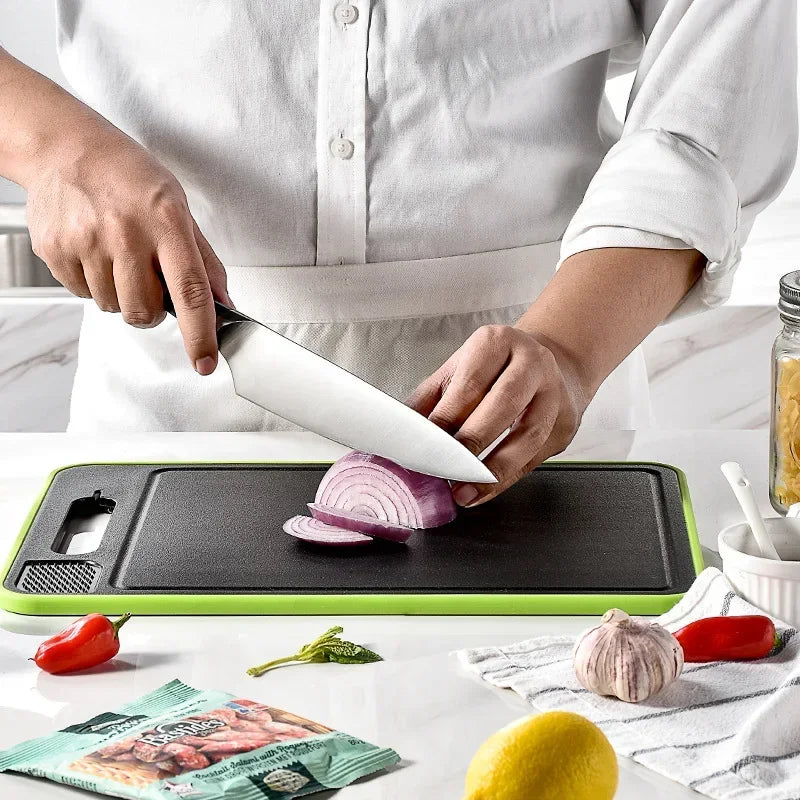 Cutting Board Double-Sided Defrosting Plate & Sharpener