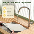 Cutting Board Double-Sided Metal & Plastic With Juice Groove