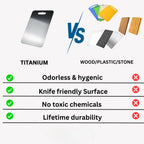Cutting Board Medical-Grade Titanium Antibacterial Dishwasher Safe