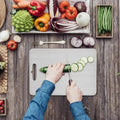 Cutting Board Non-Porous Dishwasher Safe Slim 12 x 8