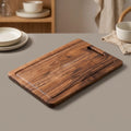 Cutting Board Solid Acacia Integrated Handle