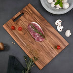 Cutting Board Solid Acacia Integrated Handle