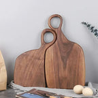 Cutting Board Solid Walnut Double-Sided Knife-Friendly