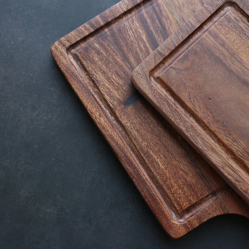 Cutting Board Solid Wood Knife-Friendly Two Sizes