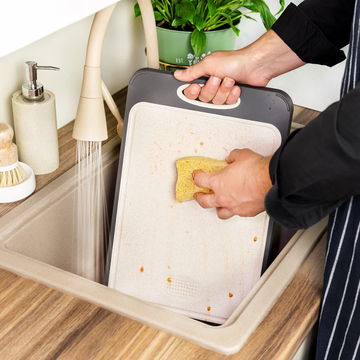 Cutting Board Stainless Steel Antibacterial Dishwasher Safe