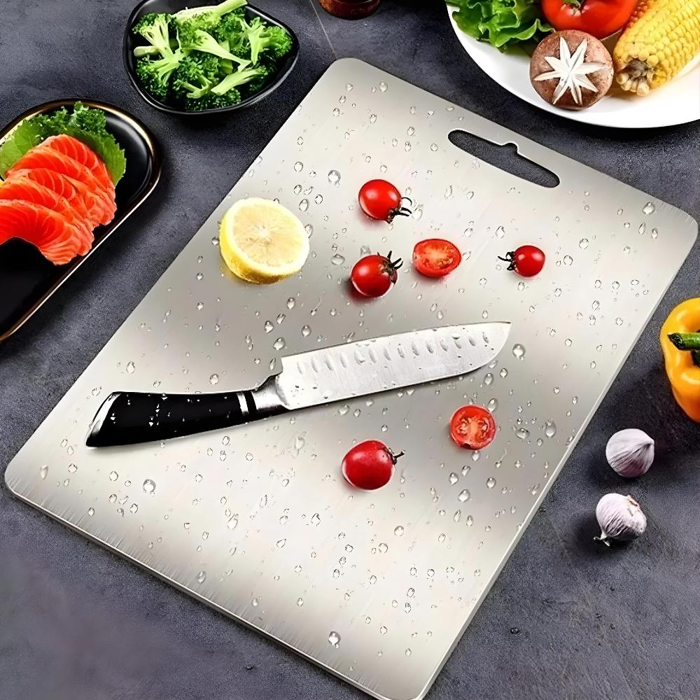 Cutting Board Stainless Steel Antibacterial Knife-Friendly