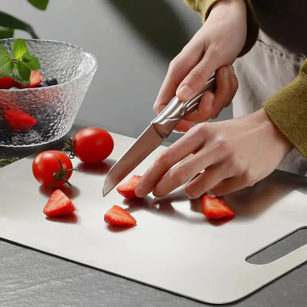 Cutting Board Stainless Steel Antibacterial Knife-Friendly