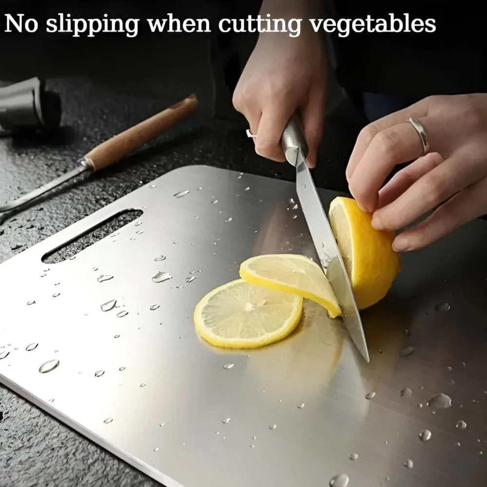 Cutting Board Stainless Steel Antibacterial Knife-Friendly