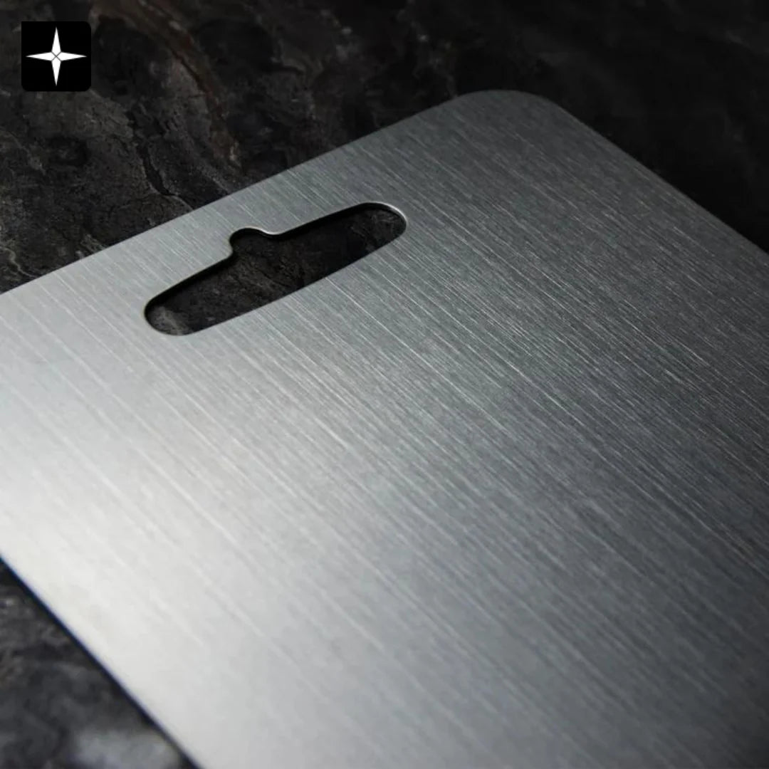 Cutting Board Stainless Steel Antibacterial Knife-Friendly & Stain-Resistant