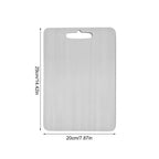 Cutting Board Stainless Steel Antibacterial Knife-Friendly & Stain-Resistant