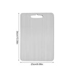 Cutting Board Stainless Steel Antibacterial Knife-Friendly & Stain-Resistant