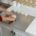 Cutting Board Stainless Steel Integrated Lip Non-Slip Feet