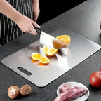 Cutting Board Stainless Steel Scratch-Resistant & Easy Clean