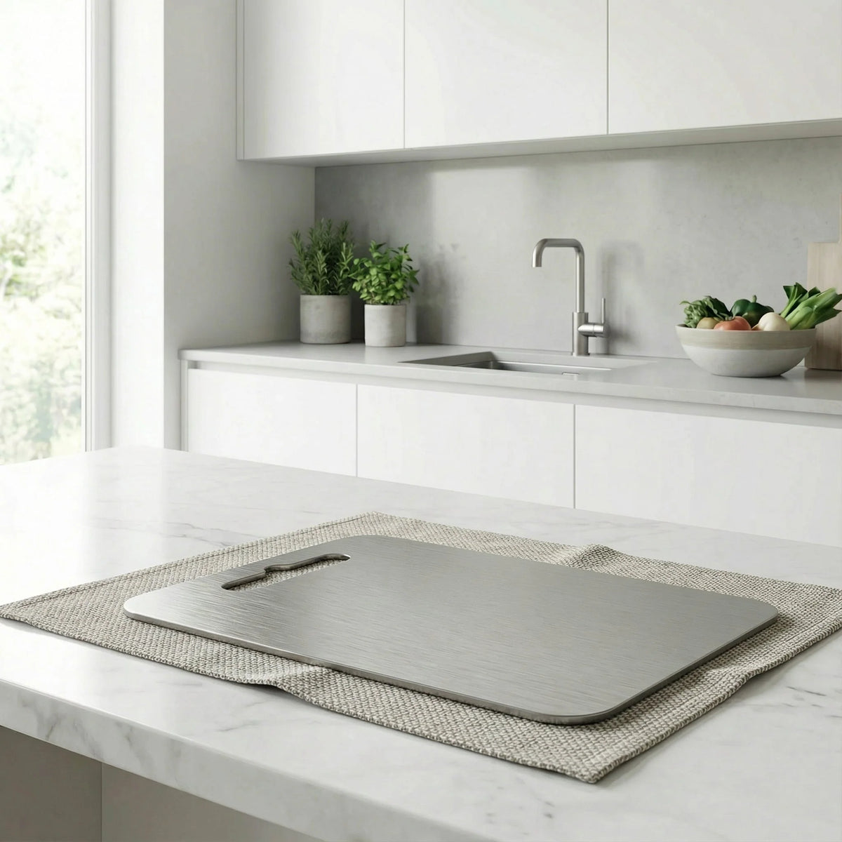 Cutting Board Titanium-Coated Non-Porous & Abrasion-Resistant