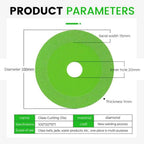 Cutting Disc Diamond Coated Thin Profile 3.94 Inch