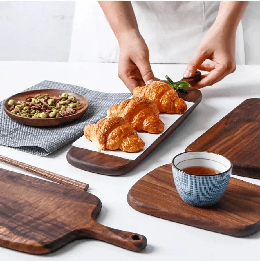 Cutting & Serving Board Solid Walnut Scratch-Resistant