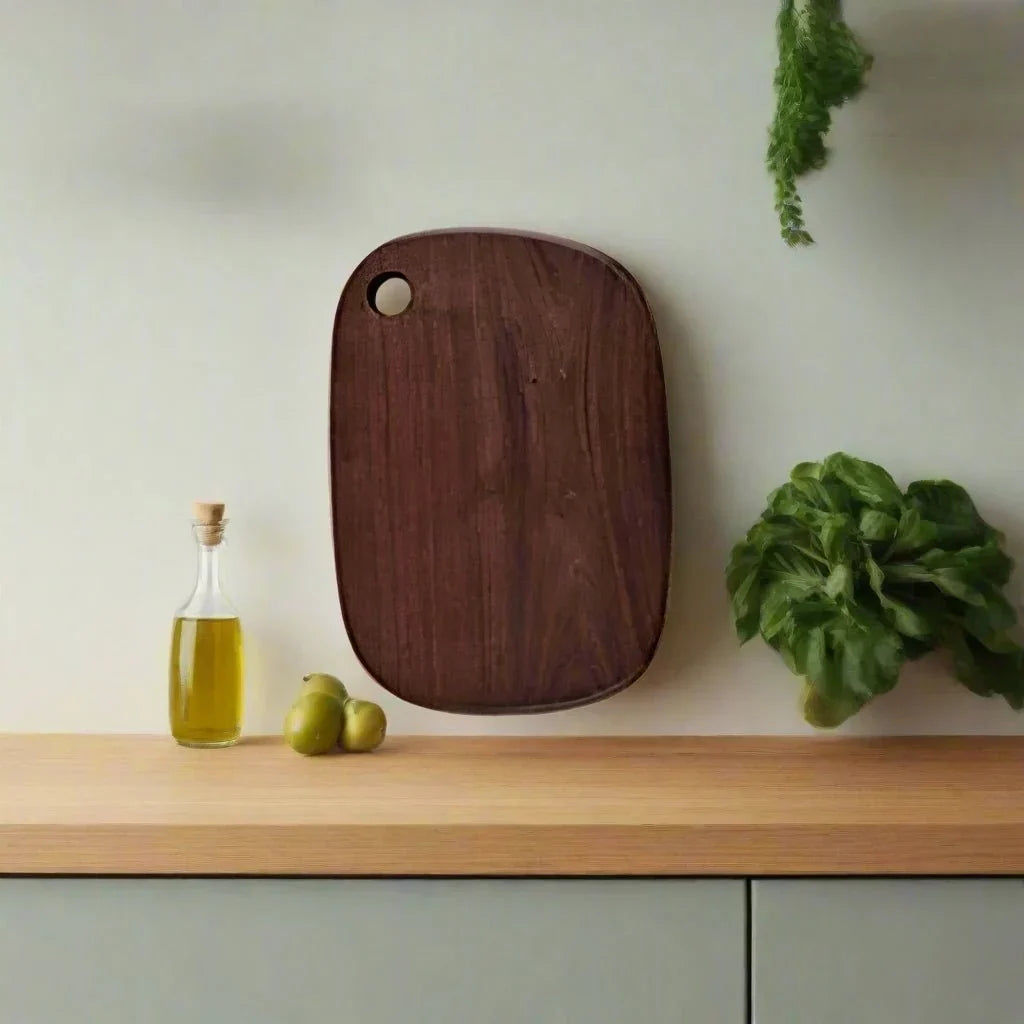 Cutting & Serving Board Solid Walnut Scratch-Resistant