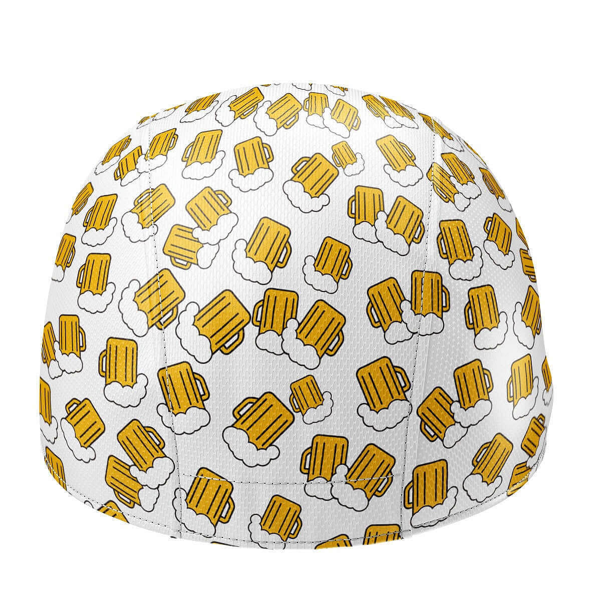 Cycling Cap Beer Graphic Curved Visor Helmet Friendly Fit