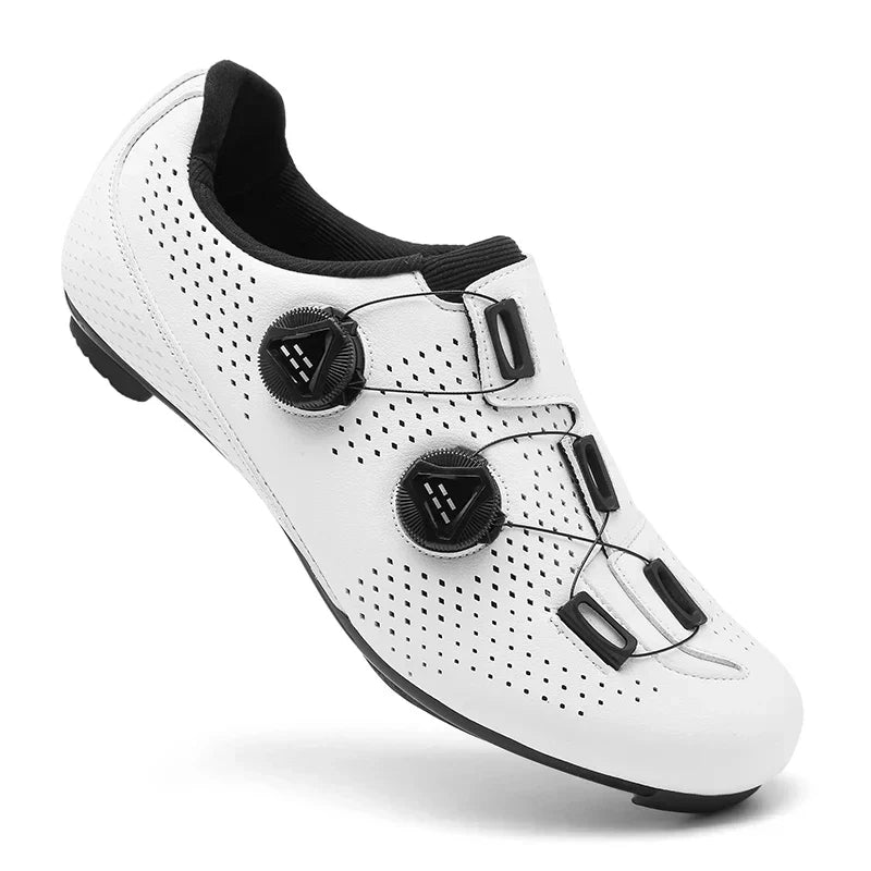Cycling Shoes Double Dial Closures Perforated Upper & Reinforced Sole