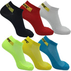 Cycling Socks Low-Cut Ankle Breathable Mesh Ribbed Arch Support