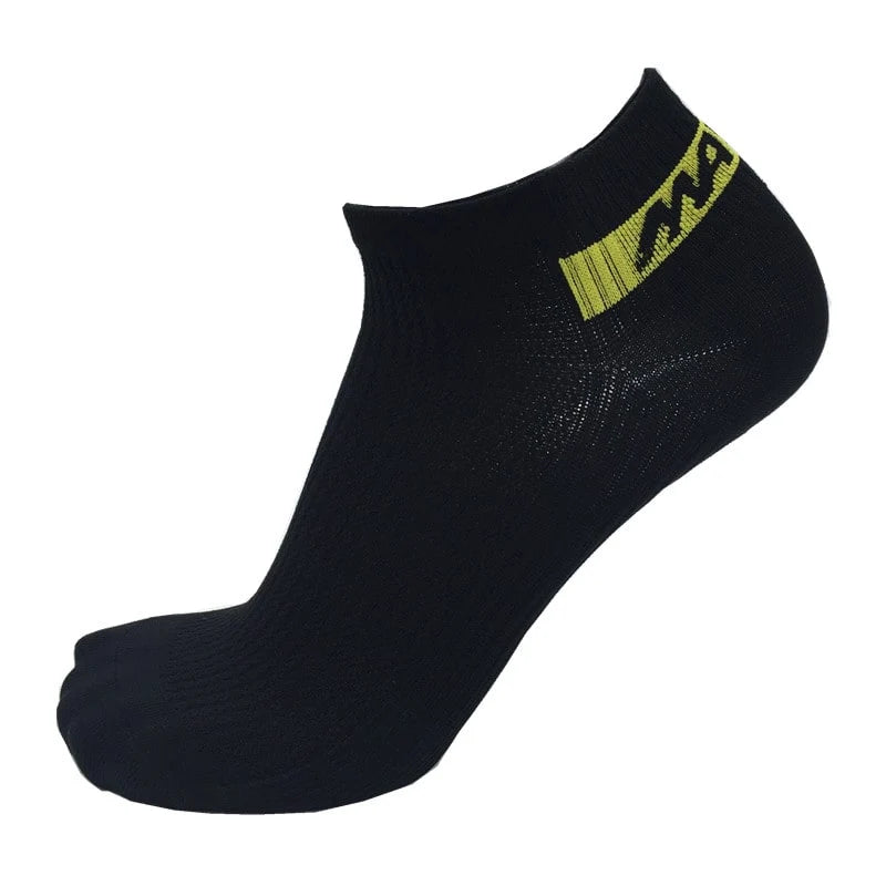 Cycling Socks Low-Cut Ankle Breathable Mesh Ribbed Arch Support