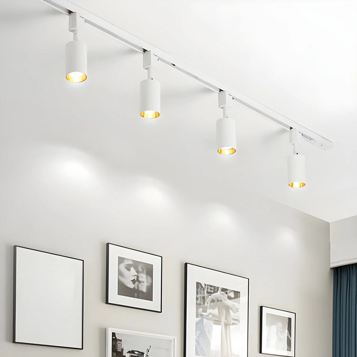 Cylinder Track Light 30° Focused Beam Integrated LED