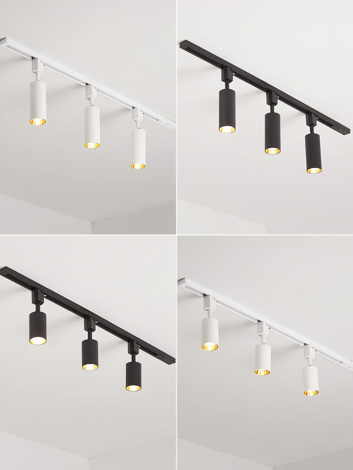 Cylinder Track Light 30° Focused Beam Integrated LED