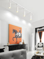Cylinder Track Light 30° Focused Beam Integrated LED