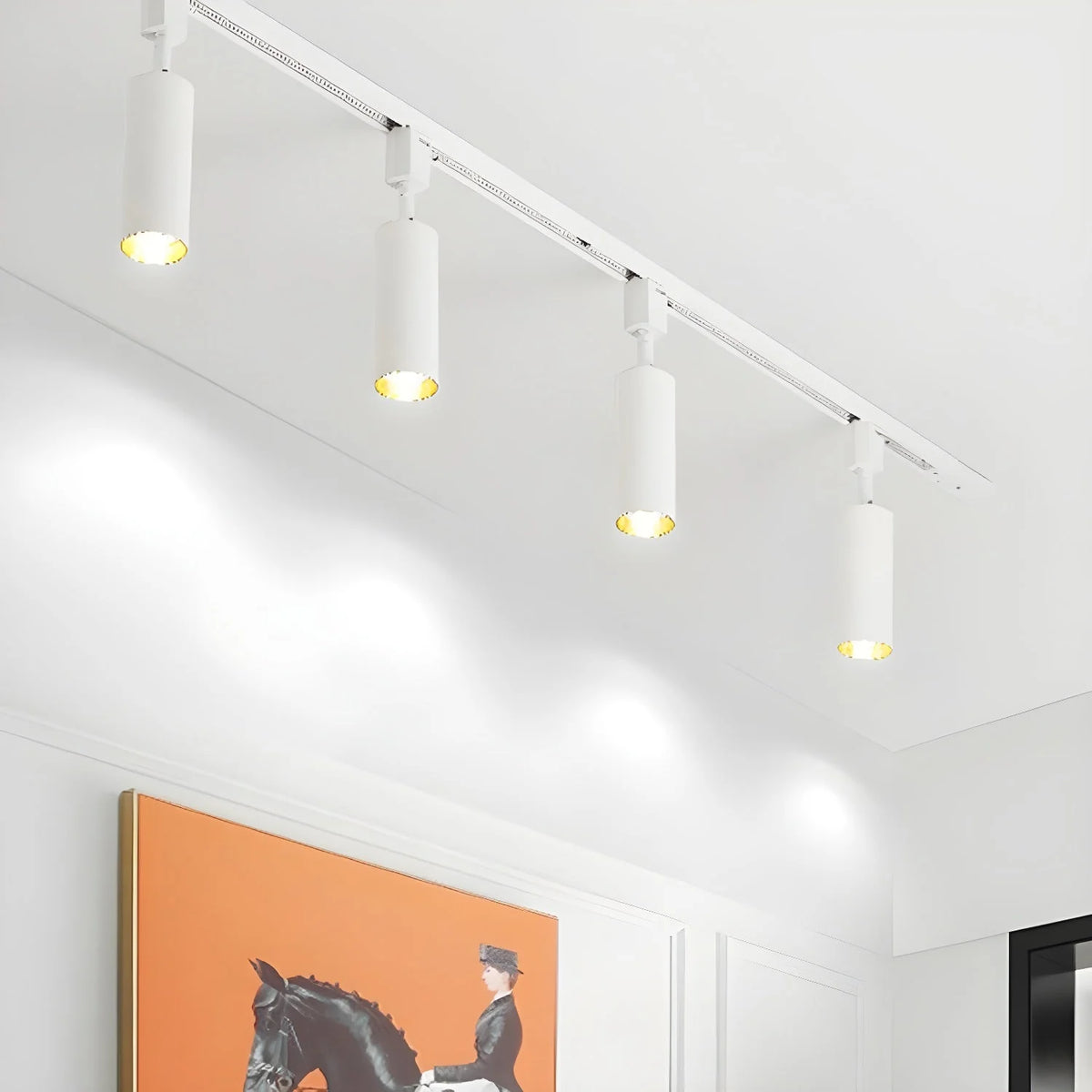 Cylinder Track Light 30° Focused Beam Integrated LED