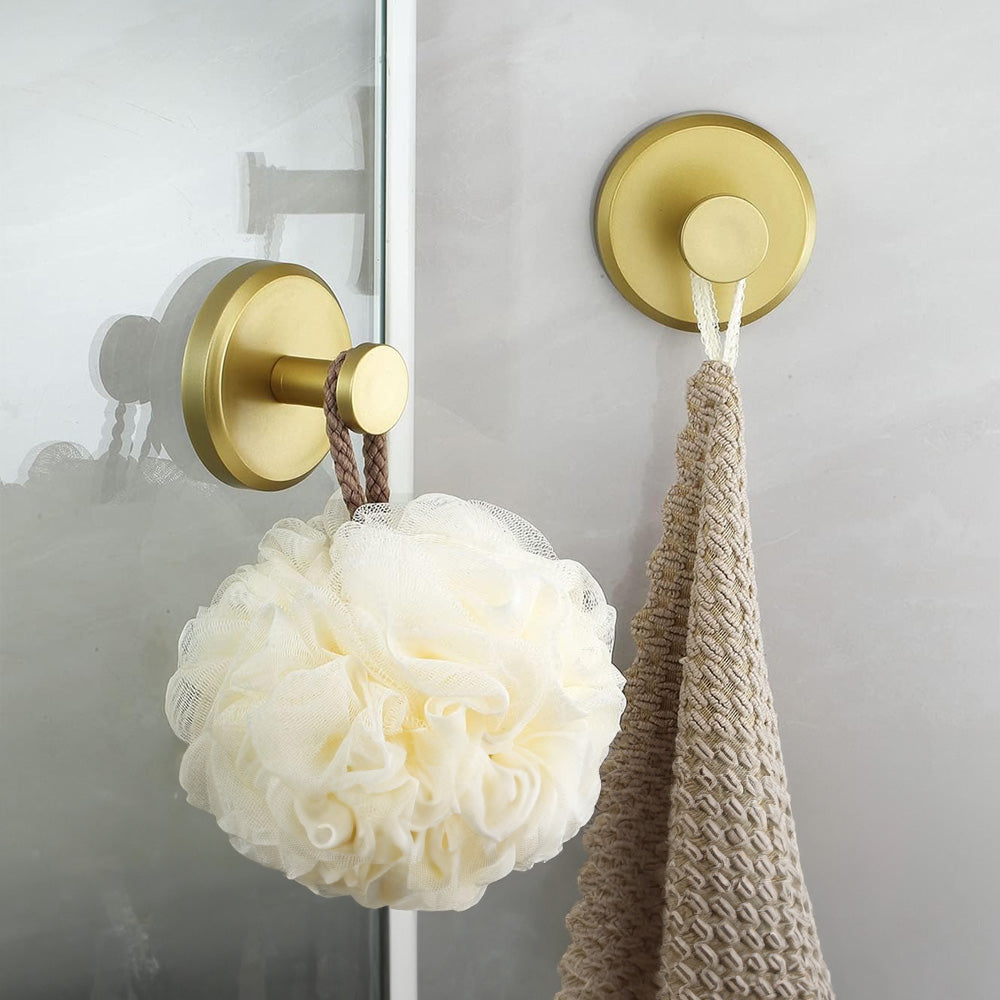 Damage-Free Strong Suction Stainless Steel Towel Hook