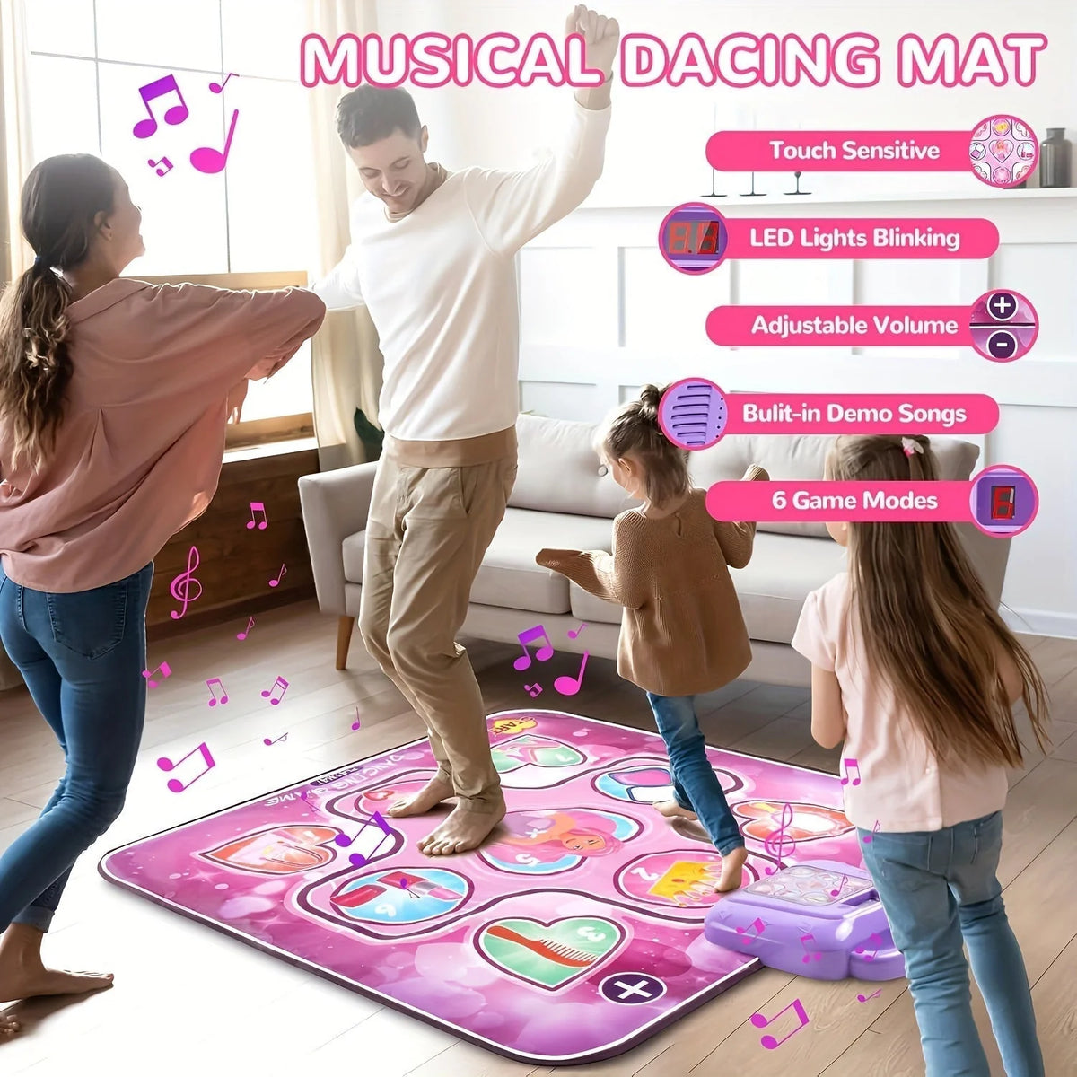 Dance Mat Musical & Interactive With Scoring