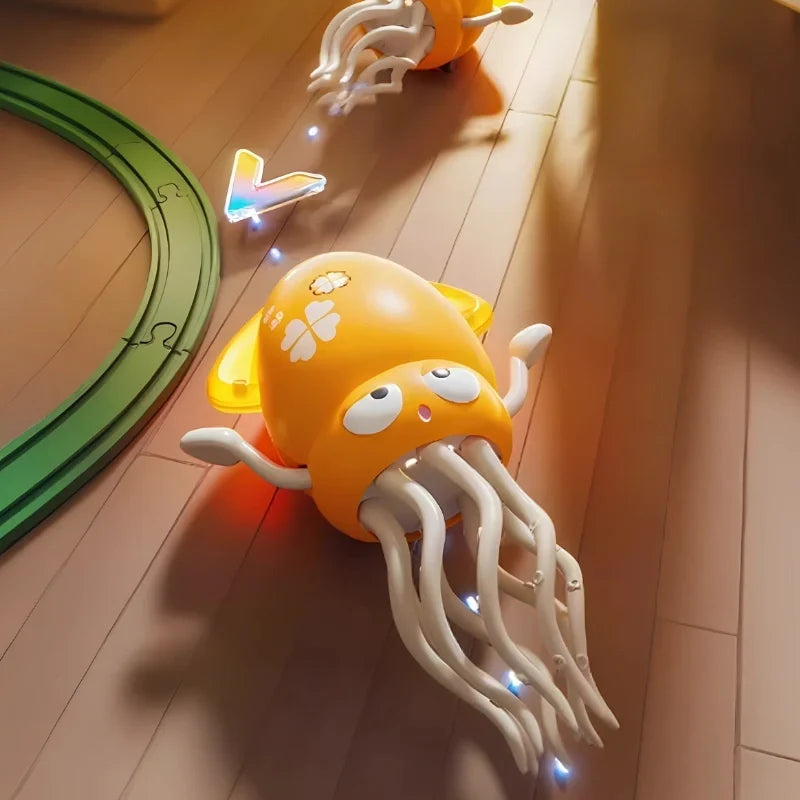 Dancing Toy Music-Synced LED Rechargeable & Obstacle-Avoiding