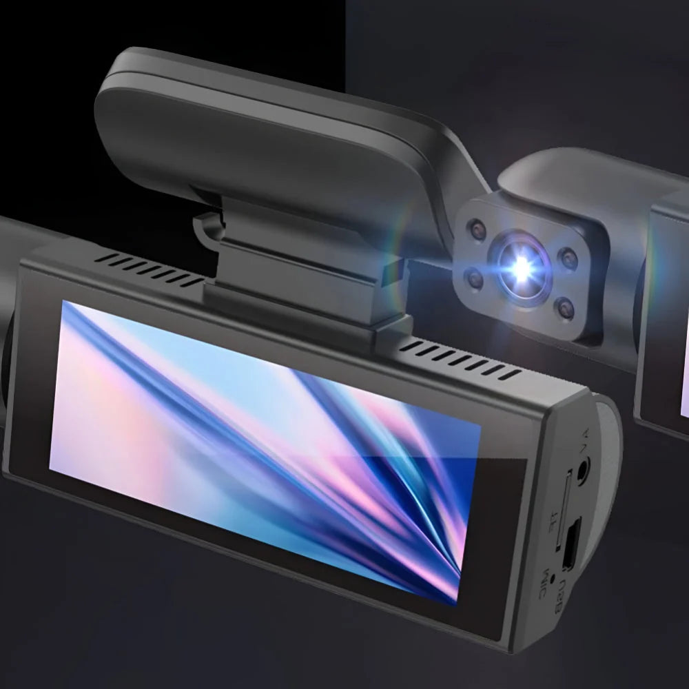 Dash Cam Dual-Lens 1080P Loop & Parking Monitor
