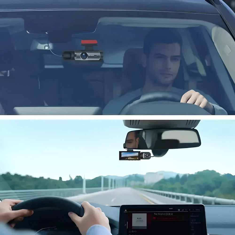 Dash Cam Dual-Lens 1080P Loop & Parking Monitor