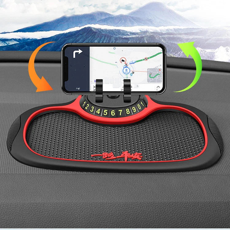 Dashboard Mat Anti-Slip Phone Holder & Organizer