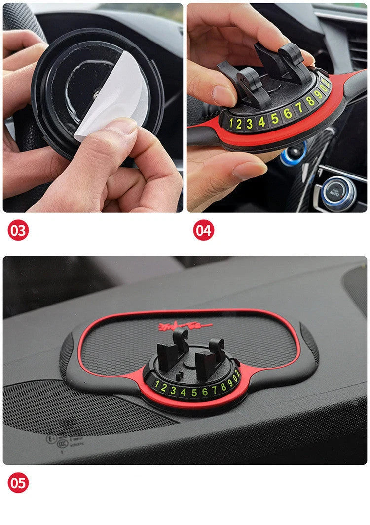Dashboard Mat Anti-Slip Phone Holder & Organizer