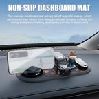 Dashboard Phone Holder 360 Degree Rotating Non-Adhesive Anti-Slip Pad