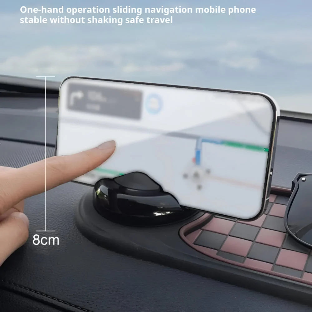 Dashboard Phone Holder 360 Degree Rotating Non-Adhesive Anti-Slip Pad