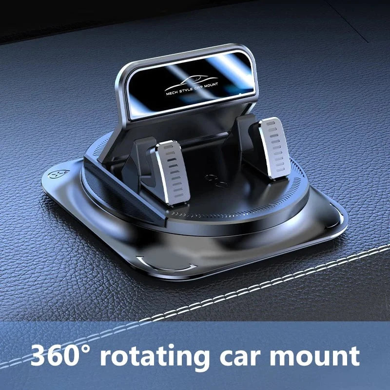 Dashboard Phone Holder 360-Degree Rotation Gel Suction Base