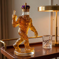 Decanter Sculptural Hand-Blown Glass Sealing Stopper