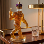 Decanter Sculptural Hand-Blown Glass Sealing Stopper