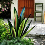 Decorative Agave Plant Rust Finish Corrosion-Resistant Coating