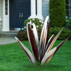 Decorative Agave Plant Rust Finish Corrosion-Resistant Coating