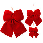 Decorative Bow Durable Fabric With Hanger 14cm