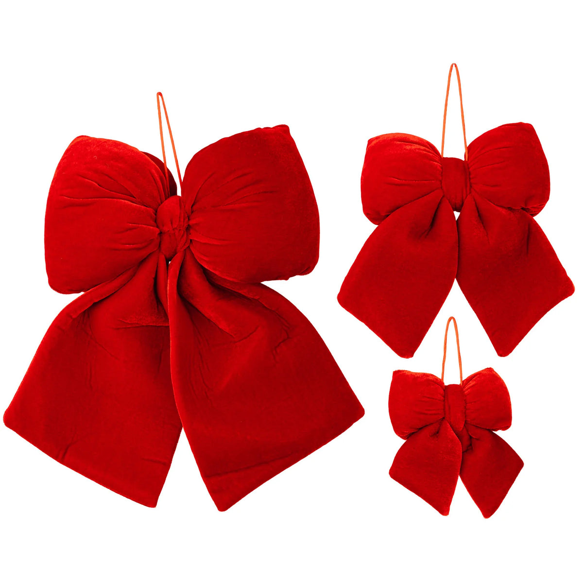 Decorative Bow Durable Fabric With Hanger 14cm