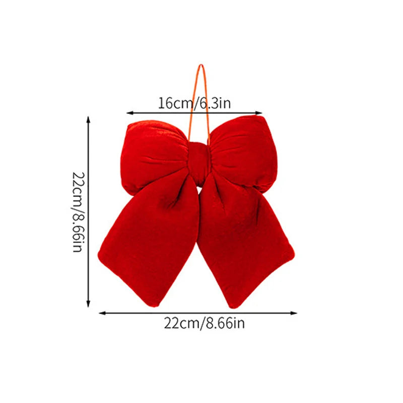 Decorative Bow Durable Fabric With Hanger 14cm