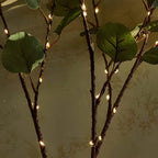 Decorative Branches Warm White LED Battery-Operated & Flexible